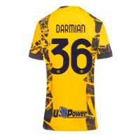 Maglia Calcio Inter Milan Matteo Darmian #36 Terza Divisa Donna 2024-25 Manica Corta